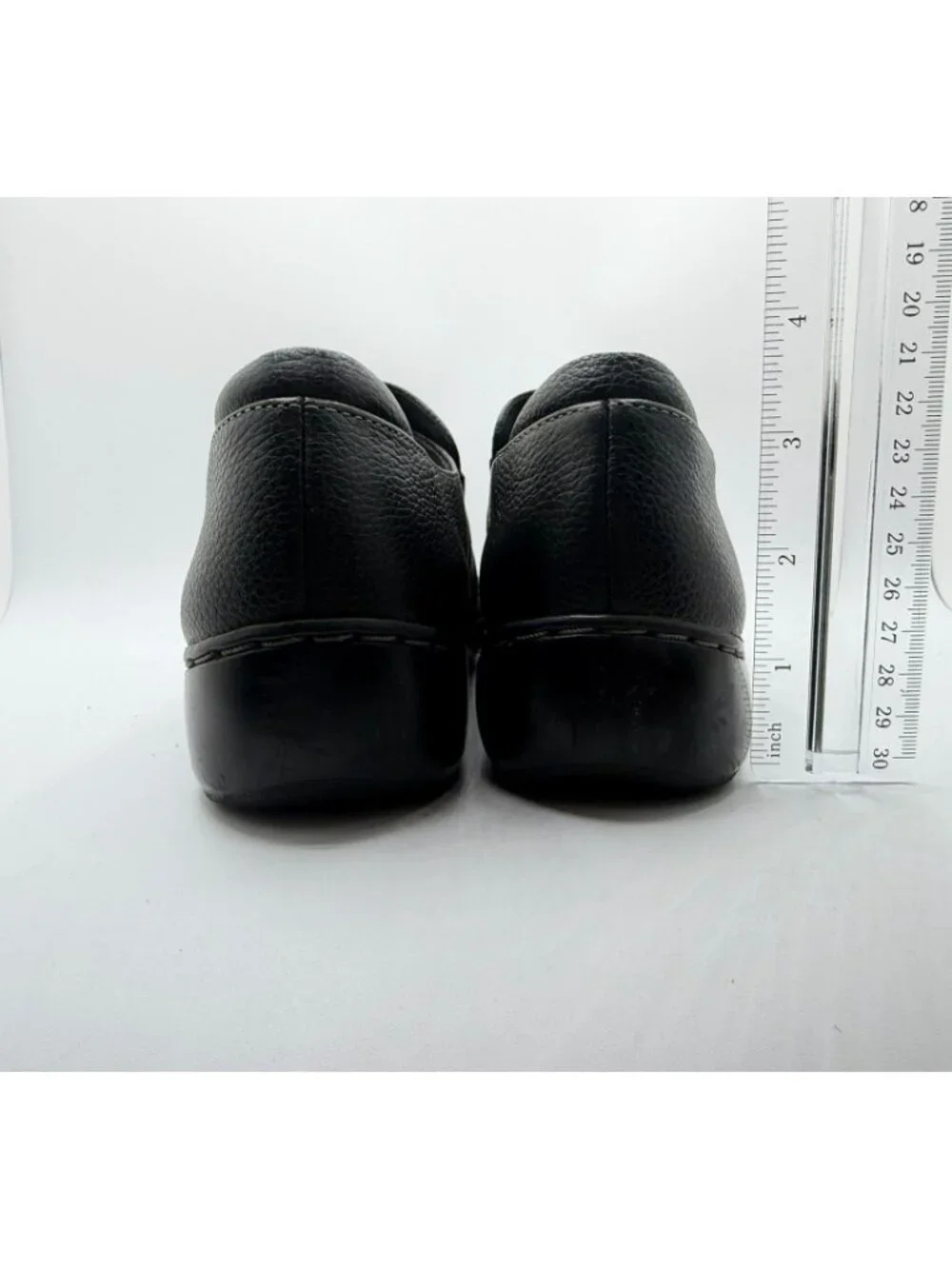 Clarks Cora Poppy Loafer Women Size 9M Black Leather Round Toe Slip On Shoes